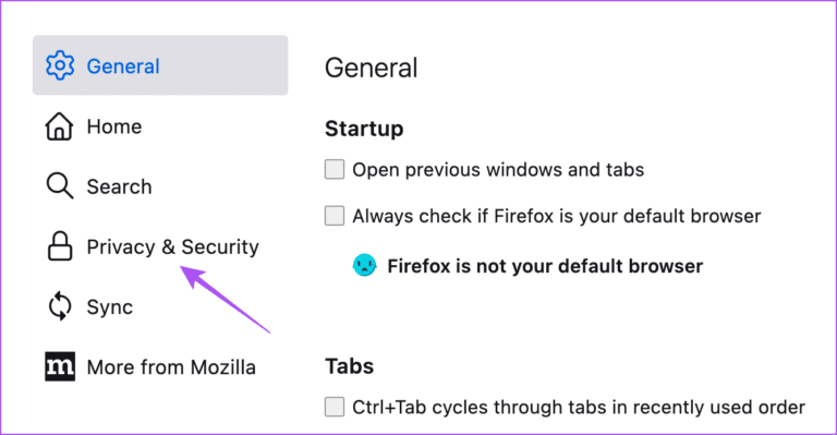 privacy-and-security-firefox-768x399-2 أفضل 7 إصلاحات لعدم تحميل Microsoft OneDrive في المتصفح على Windows 11