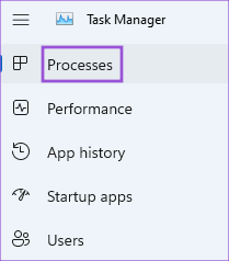 processes-task-manager-windows-11 أفضل 7 إصلاحات لعدم تحميل Microsoft OneDrive في المتصفح على Windows 11