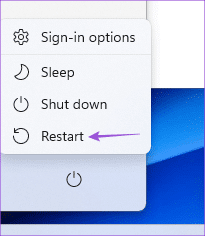 restart-windows-11-1 كيفية استعادة شريط مستكشف الملفات الكلاسيكي في Windows 11