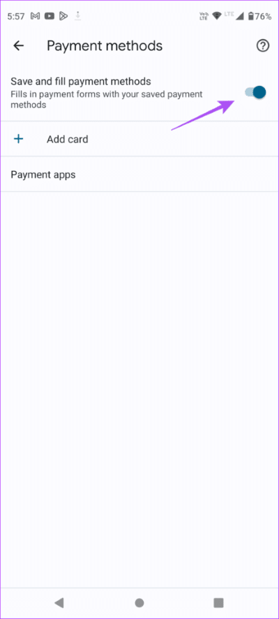 save-and-fill-payment-method-chrome-android-462x1024-1 كيفية إضافة طريقة دفع في Google Chrome على سطح المكتب والجوال