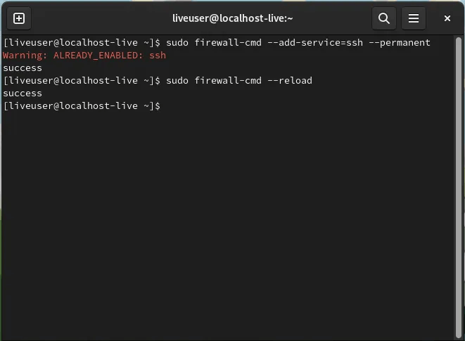 scp-transfer-linux-02-fedora-enable-firewall.png كيفية نقل الملفات بأمان في Linux باستخدام SCP