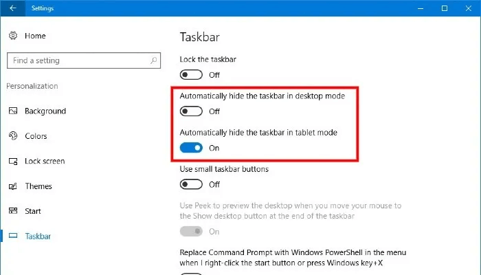 screen-real-estate-hide-taskbar.jpg كيفية تحسين مساحة الشاشة في Windows 10