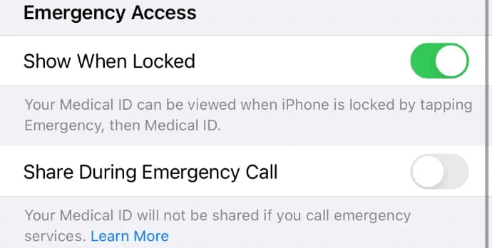 set-up-medical-id-iphone-android-lock-screen.jpg كيفية إعداد والوصول إلى المعرف الطبي على iPhone و Android