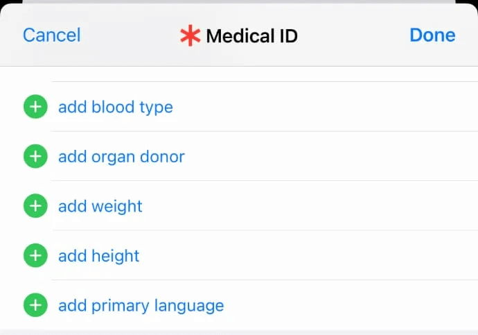 set-up-medical-id-iphone-android-medical-info.jpg كيفية إعداد والوصول إلى المعرف الطبي على iPhone و Android