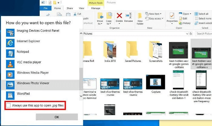 set-windows-photo-viewer-default-windows-10-always-use-this-app.jpg كيفية تعيين Windows Photo Viewer كافتراضي في Windows 10