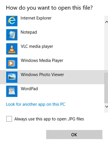 set-windows-photo-viewer-default-windows-10-change-app.png كيفية تعيين Windows Photo Viewer كافتراضي في Windows 10