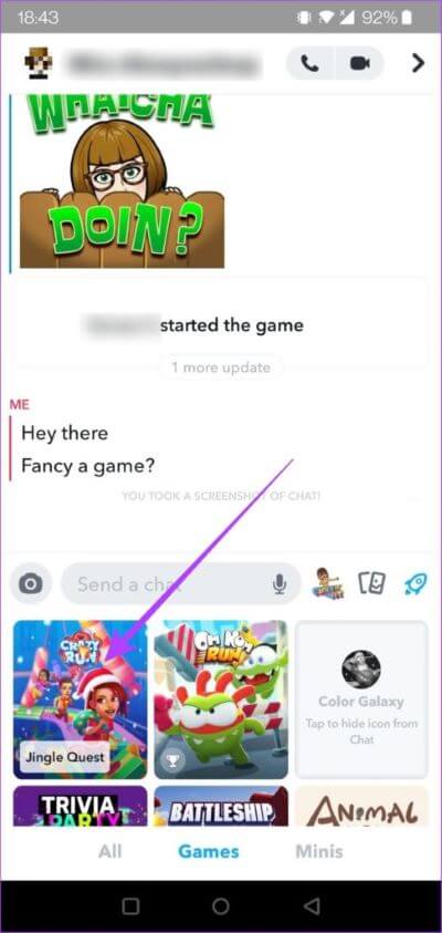 snapchat-games-select-game-486x1024-1 كيف تلعب الألعاب في Snapchat