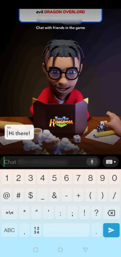 snapchat-games-text-in-game-485x1024-1 كيف تلعب الألعاب في Snapchat