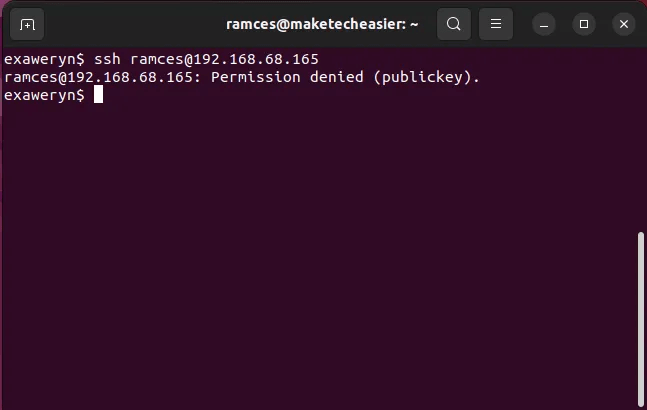 ssh-passwordless-linux-12-no-key-login.png كيفية تمكين عمليات تسجيل الدخول عبر SSH بدون كلمة مرور على نظام Linux