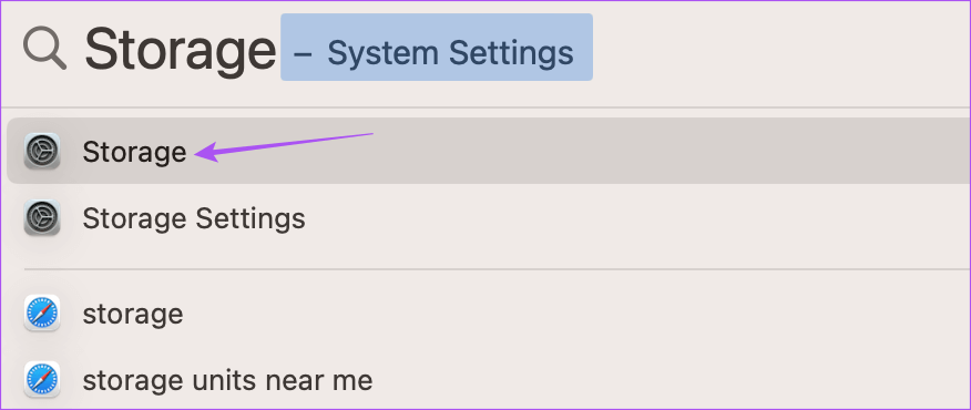 storage-system-settings-mac أفضل 9 إصلاحات لعدم تنزيل الملفات Safari على نظام Mac