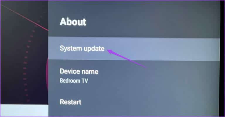system-update-android-tv-768x400-1 أفضل 6 إصلاحات لعدم وجود صوت في تطبيق YouTube على Android TV