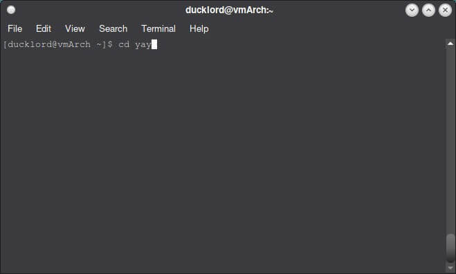 use-aur-in-arch-enter-yay-git-dir كيفية استخدام AUR في Arch Linux