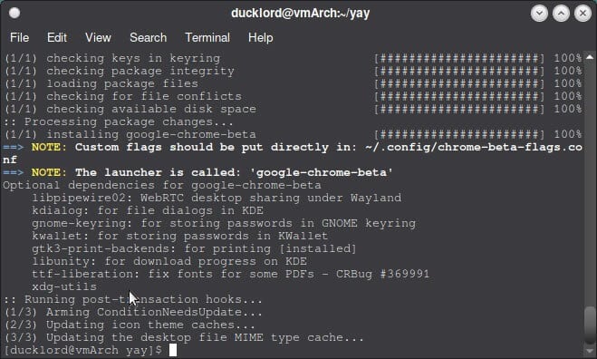 use-aur-in-arch-yay-install-dependencies كيفية استخدام AUR في Arch Linux