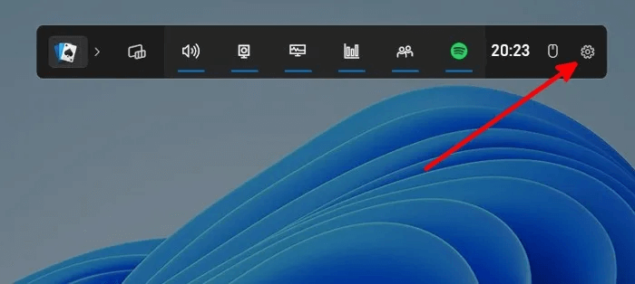 xbox-game-bar-top-menu-settings.jpg-1 5 أشياء مفيدة يمكنك القيام بها باستخدام Xbox Game Bar على نظام Windows