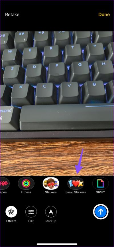 Add-Stickers-to-Photos-on-iPhone-3 أفضل 4 طرق لإضافة ملصقات إلى الصور على iPhone