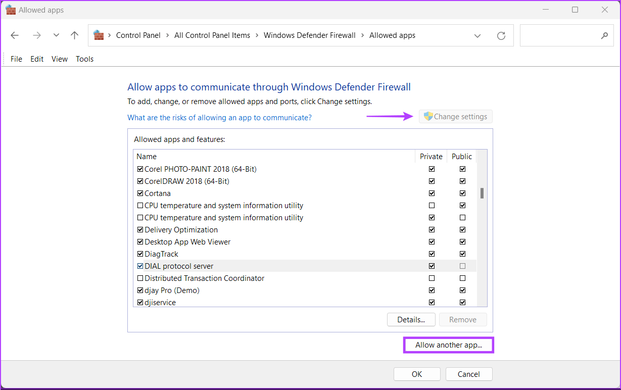 Allow-Steam-Through-Firewall أفضل 7 طرق لإصلاح عدم عمل البث عبر Steam على Windows 11