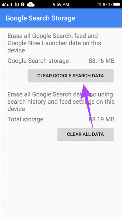 Android-Google-Reset-Search-Data-e1676793377137 كيفية إعادة تعيين تخطيط الشاشة الرئيسية على نظام Android بما في ذلك هواتف Samsung