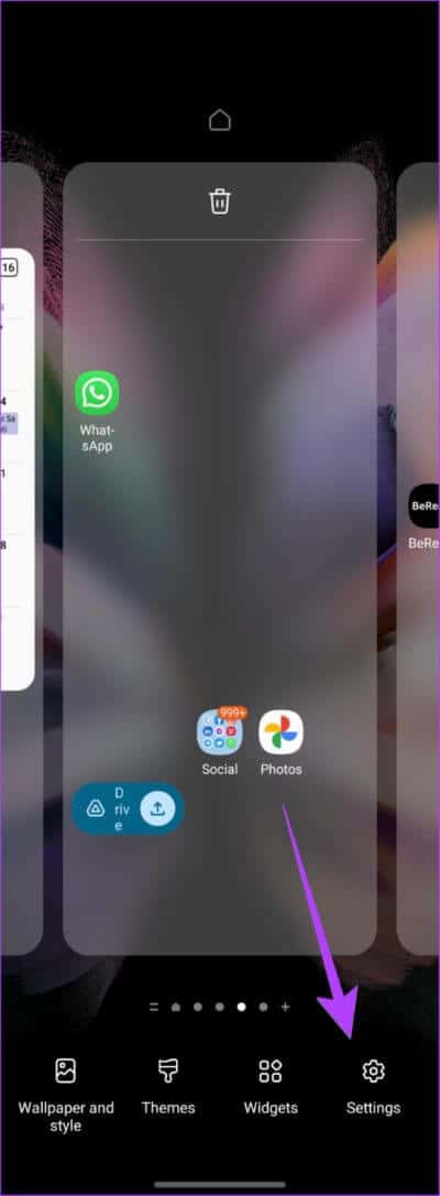 Android-Home-screen-settings-566x1536-1 كيفية إعادة تعيين تخطيط الشاشة الرئيسية على نظام Android بما في ذلك هواتف Samsung