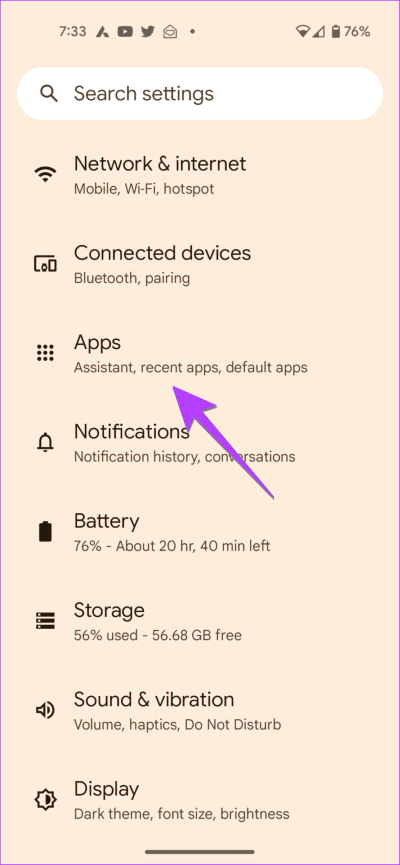 Android-Phone-Apps-Setting-710x1536-1 كيفية إعادة تعيين تخطيط الشاشة الرئيسية على نظام Android بما في ذلك هواتف Samsung