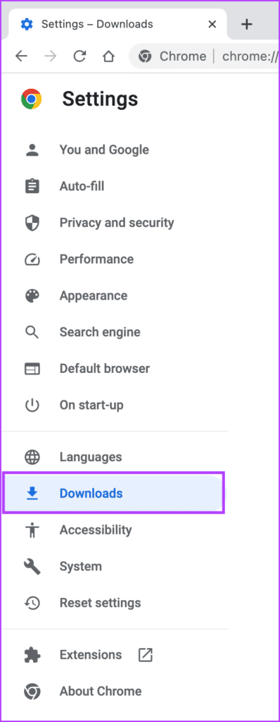 Change-Chrome-downloads-folder-2-398x1024-1 كيفية تغيير موقع تنزيل الملفات لمتصفح Chrome أو Firefox أو Opera GX أو Edge