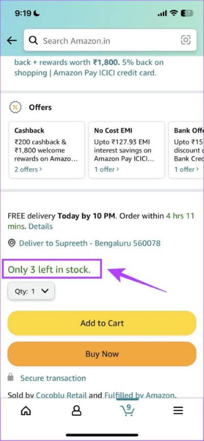 Check-Number-of-Remaining-Units-474x1024-1 لن تضيف Amazon عناصر إلى عربة التسوق: 7 طرق لإصلاح ذلك على iPhone و Android