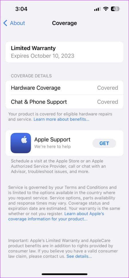 أفضل 4 طرق للتحقق من ضمان جهاز iPhone الخاص بك - %categories