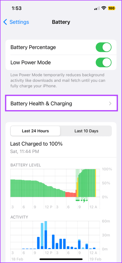 Check-iPhone-Battery-Health-1-713x1536-1 لماذا يصبح جهاز iPhone أو iPad ساخنًا جدًا وكيفية منع ذلك