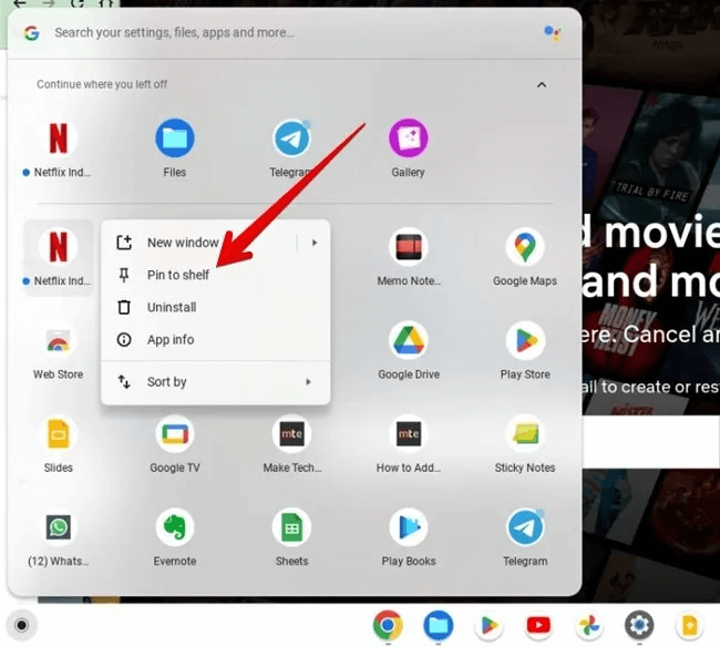 Chromebook-Chrome-Shortcut-Pin-to-Shelf.jpg هل جهاز Chromebook بطيء؟ جرب هذه النصائح الـ 18 لتسريعه