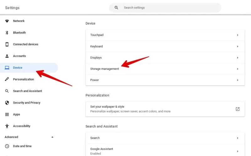 Chromebook-Storage-Management-Check-800x498.jpg هل جهاز Chromebook بطيء؟ جرب هذه النصائح الـ 18 لتسريعه