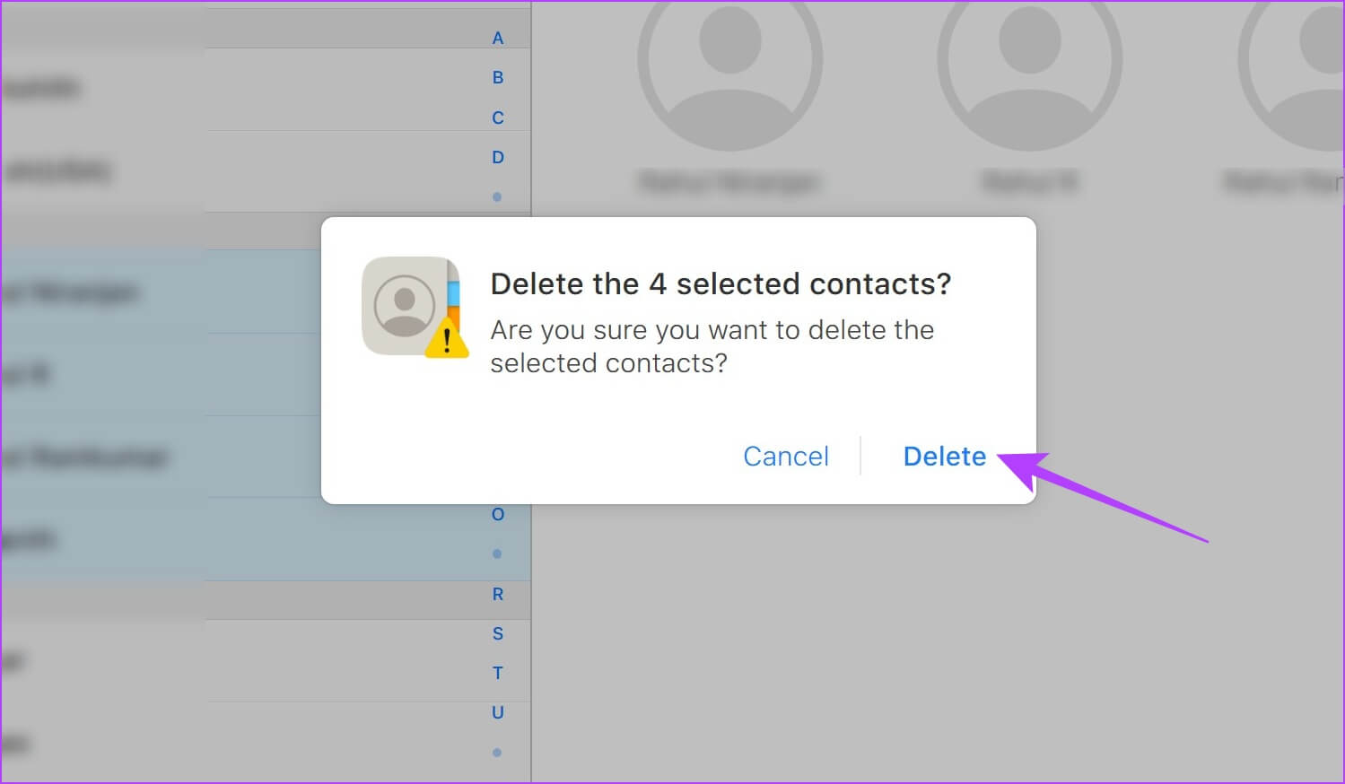 Click-on-Delete-1 5 طرق لحذف جهات اتصال متعددة على iPhone