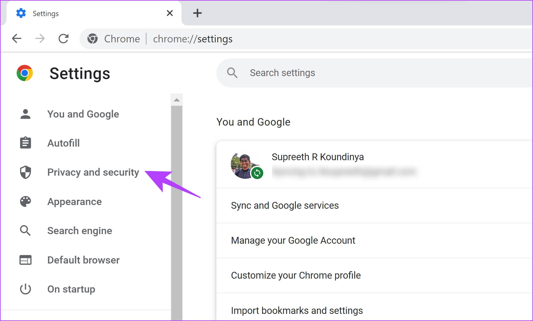 Click-on-Privacy-and-Security 8 طرق لإصلاح خطأ شبكة ChatGPT على متصفح الويب
