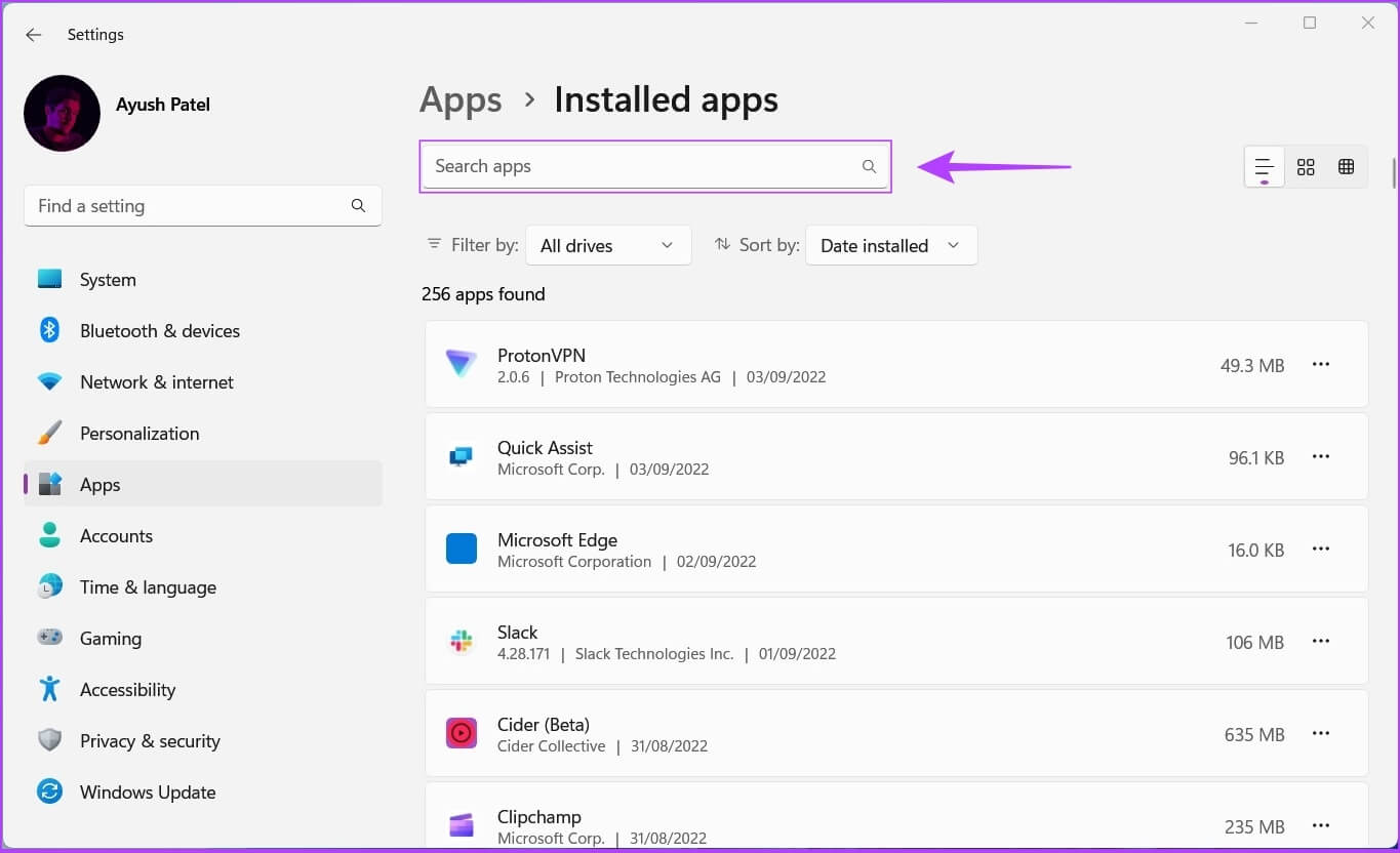 Click-on-Search-Bar أفضل 7 إصلاحات لاستخدام Firefox المرتفع لوحدة المعالجة المركزية CPU على Windows 11