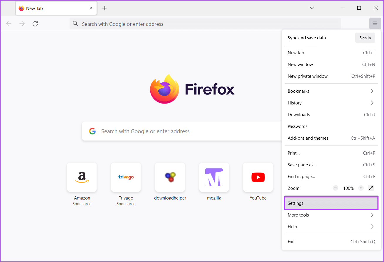 Click-on-Settings-2 أفضل 7 إصلاحات لاستخدام Firefox المرتفع لوحدة المعالجة المركزية CPU على Windows 11