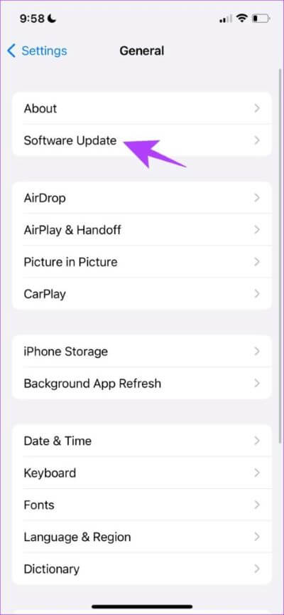 Click-on-Software-Update-3-474x1024-1 8 طرق لإصلاح عدم ظهور المرفقات في Mail على iPhone