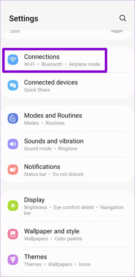 Connections-on-Android-7-500x1024-1-e1676652544129 أفضل 8 طرق لإصلاح تعذر تسجيل الدخول إلى Instagram على Android و iPhone