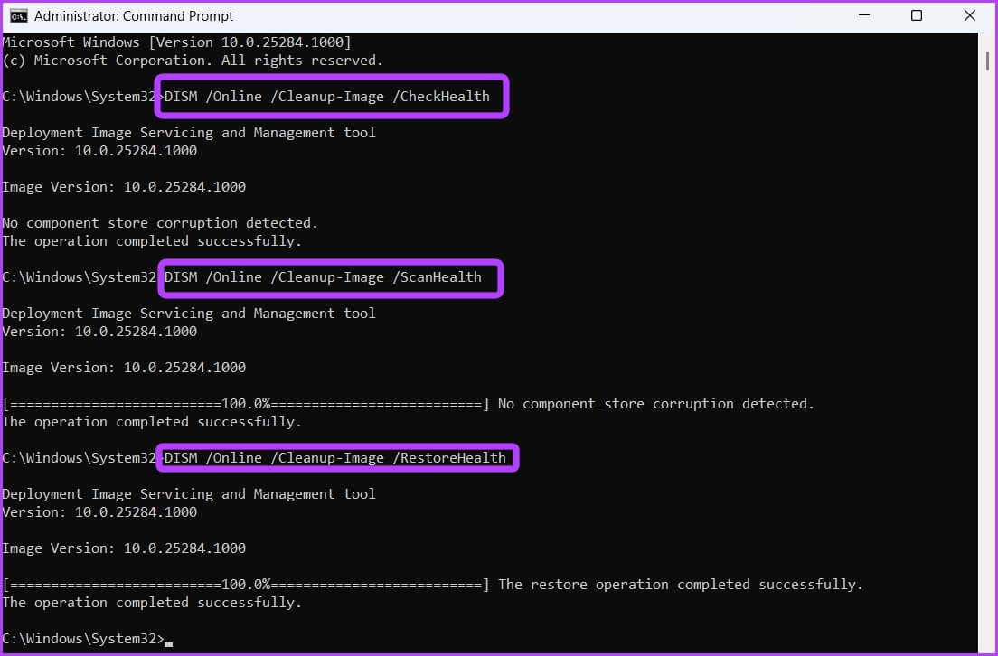 DISM-4 كيفية إصلاح عدم فتح Notepad على Windows 11