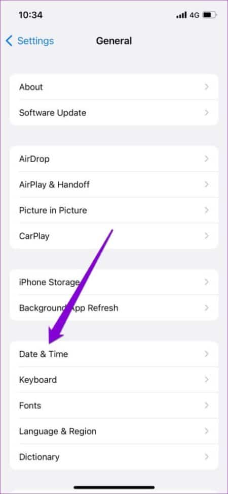 Date-and-Time-Settings-on-iPhone-10-474x1024-1-e1676652998306 أفضل 8 طرق لإصلاح تعذر تسجيل الدخول إلى Instagram على Android و iPhone