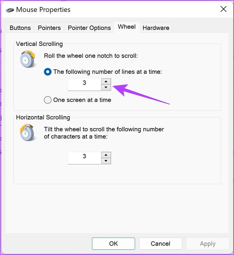Decrease-Scroll-Speed-to-1-1 11 طريقة لإصلاح عدم التمرير السلس في Excel على Windows