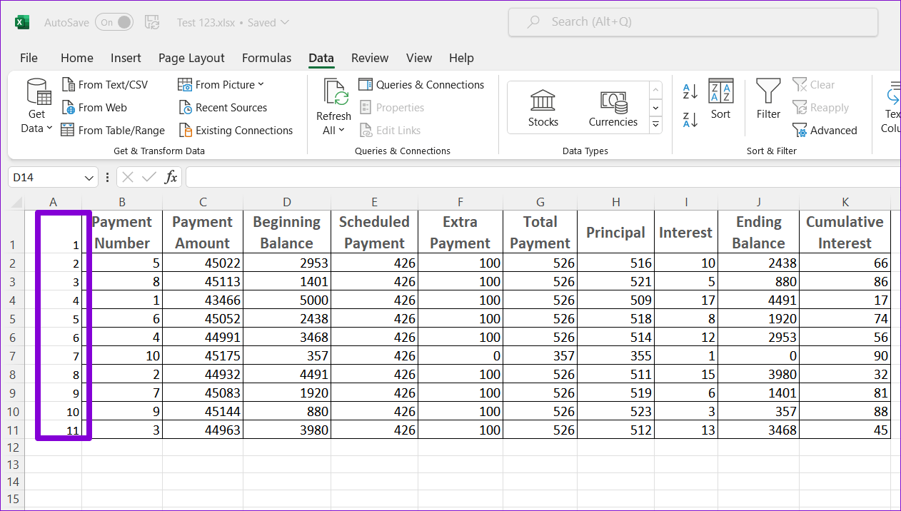 Delete-Column-in-Excel 3 طرق سهلة لتحريك الصفوف والأعمدة في Microsoft Excel
