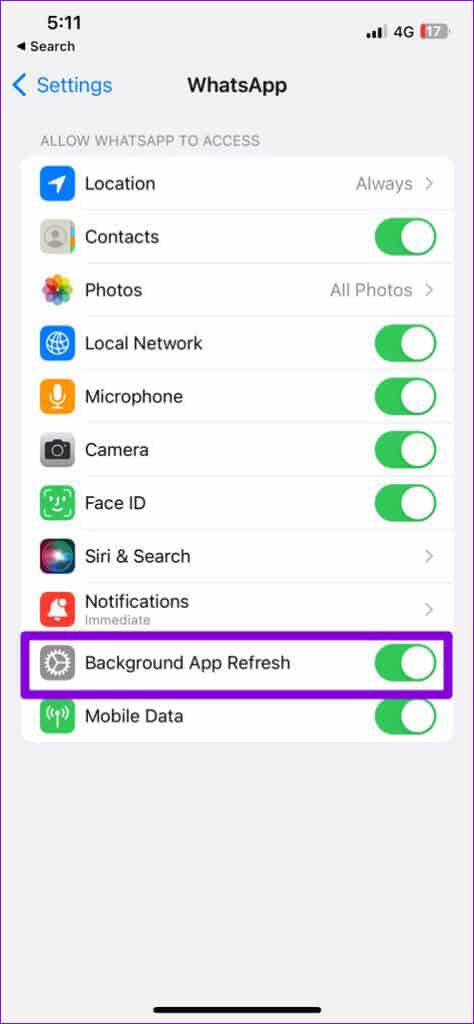 أفضل 6 طرق لإصلاح عدم عمل بحث WhatsApp على iPhone - %categories
