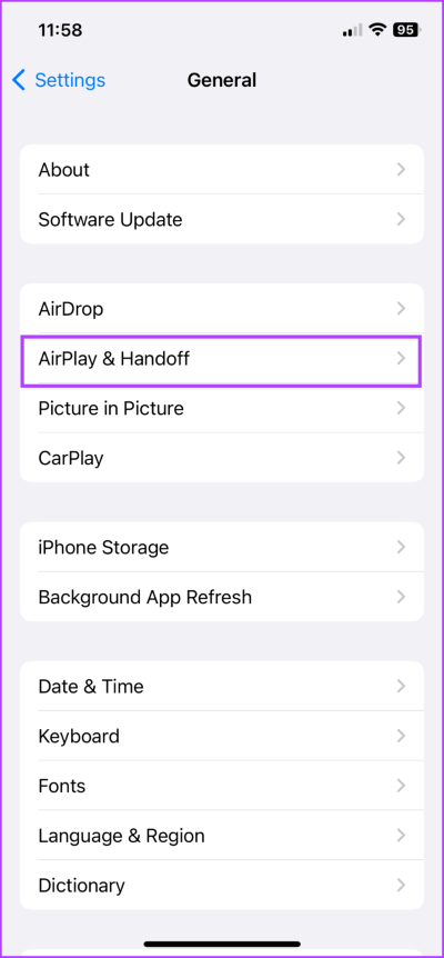 Disable-Handoff-on-iPhone-1-713x1536-1 13 طريقة لتوصيل iPhone بجهاز Mac وتسهيل سير عملك