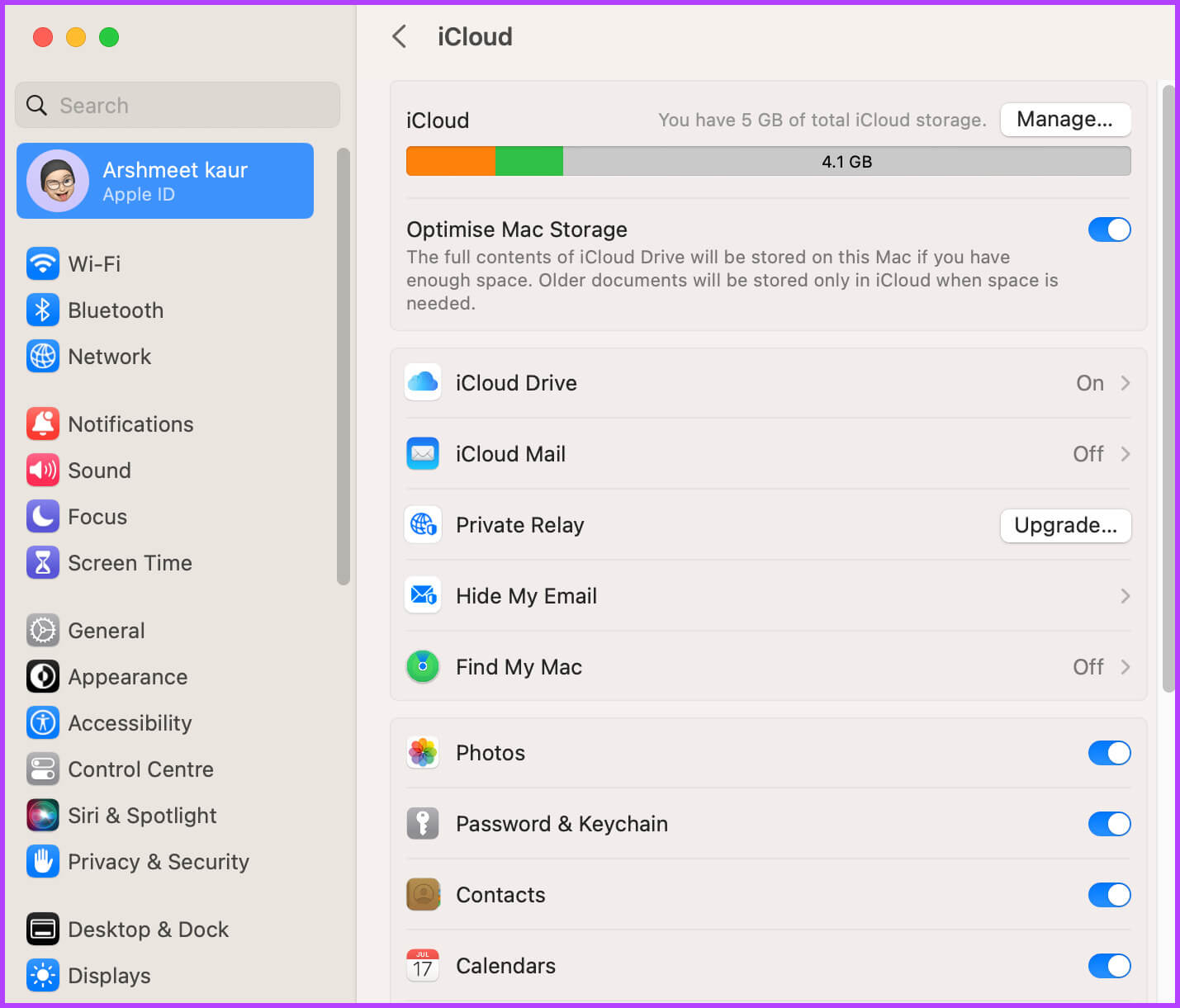 Disable-iCloud-sync-on-Mac-3 13 طريقة لتوصيل iPhone بجهاز Mac وتسهيل سير عملك