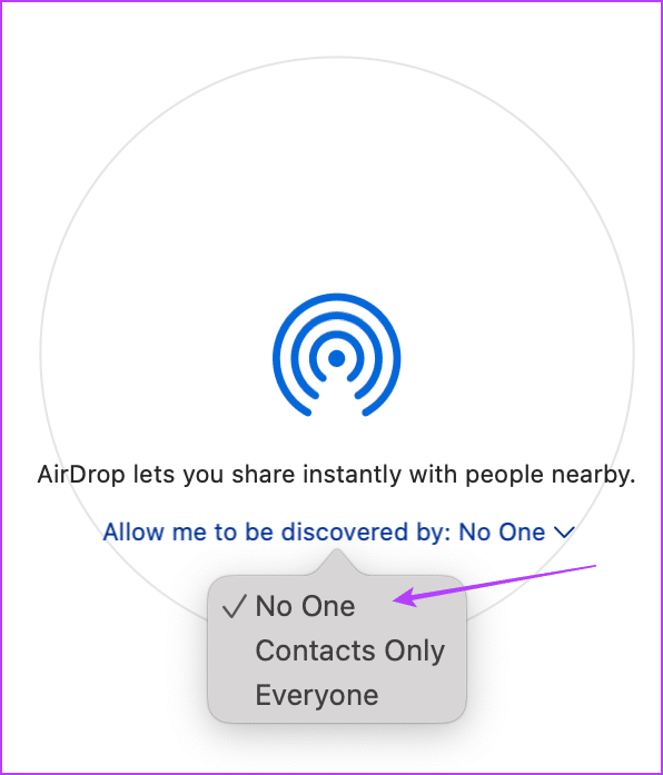 Disconnect-AirDrop-on-Mac-2 9 طرق لفصل iPhone عن جهاز Mac كليًا أو جزئيًا
