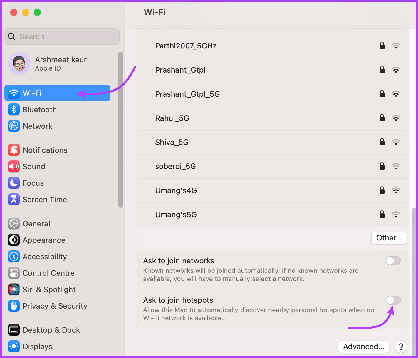Disconnect-the-Mac-from-iPhone-Personal-Hotspot- 9 طرق لفصل iPhone عن جهاز Mac كليًا أو جزئيًا