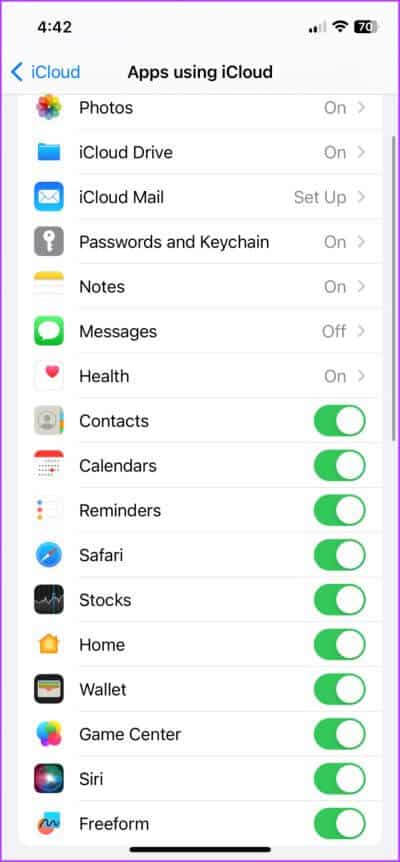 Enable-iCloud-sync-for-apps-2-713x1536-1 13 طريقة لتوصيل iPhone بجهاز Mac وتسهيل سير عملك