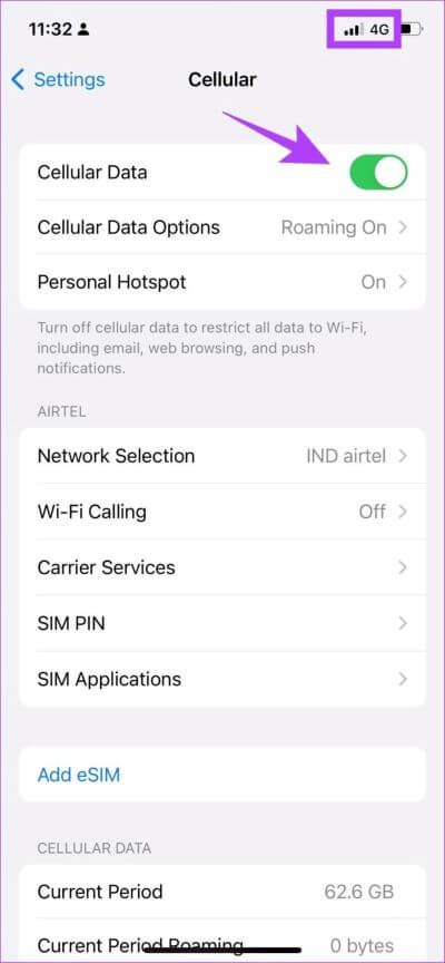 Ensure-Cellular-Data-is-Turned-on-711x1536-1 8 طرق لإصلاح عدم ظهور المرفقات في Mail على iPhone