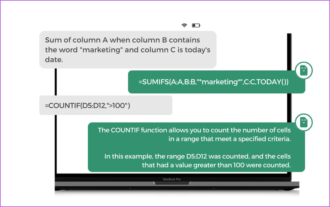 Excel-Formula-Bot 20 من أفضل أدوات الذكاء الاصطناعي المجانية عبر الإنترنت لعملك أو للاستخدام الشخصي