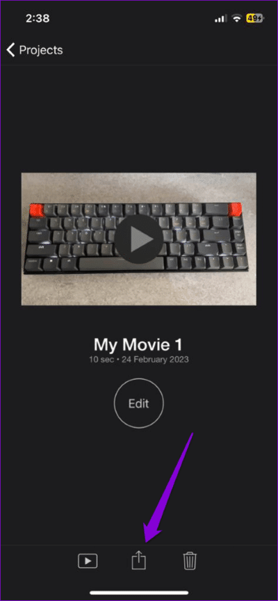 Export-Video-From-iMovie-App-474x1024-1 كيفية تحويل فيديو بطيء الحركة إلى فيديو عادي على iPhone