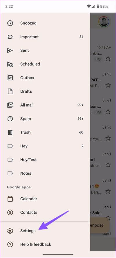 Fix-Android-not-receiving-emails-on-Android-10 أفضل 11 طريقة لإصلاح عدم تلقى رسائل البريد إلكتروني على هاتف Android