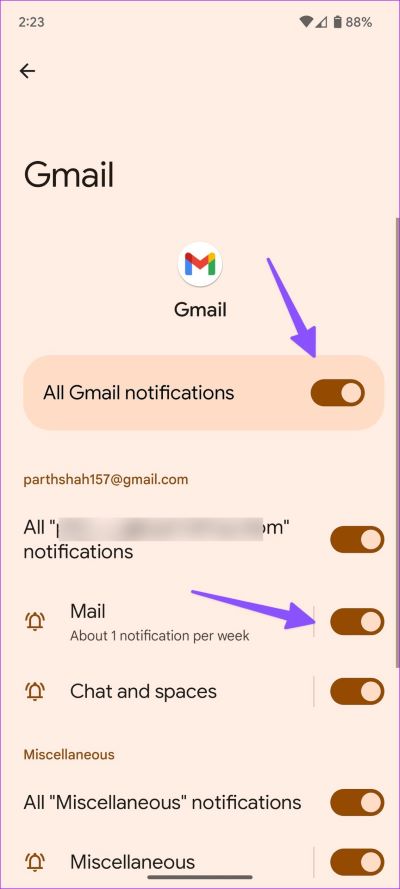 Fix-Android-not-receiving-emails-on-Android-18 أفضل 11 طريقة لإصلاح عدم تلقى رسائل البريد إلكتروني على هاتف Android